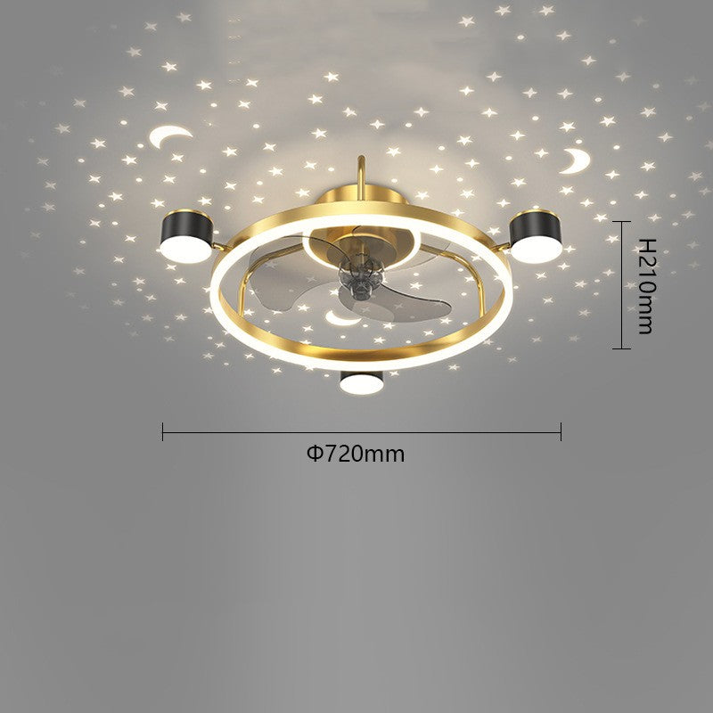 Intelligent Silent Ceiling Fan Lamp