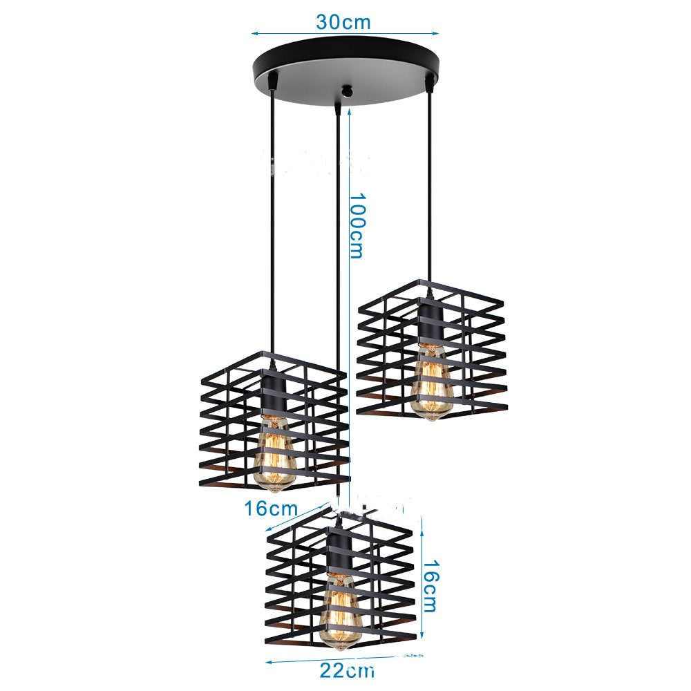 Simple three dimensional chandelier post modern fashion light luxury European chandelier