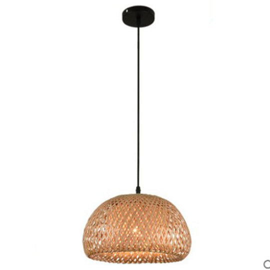 Bamboo Woven Ceiling Lamp