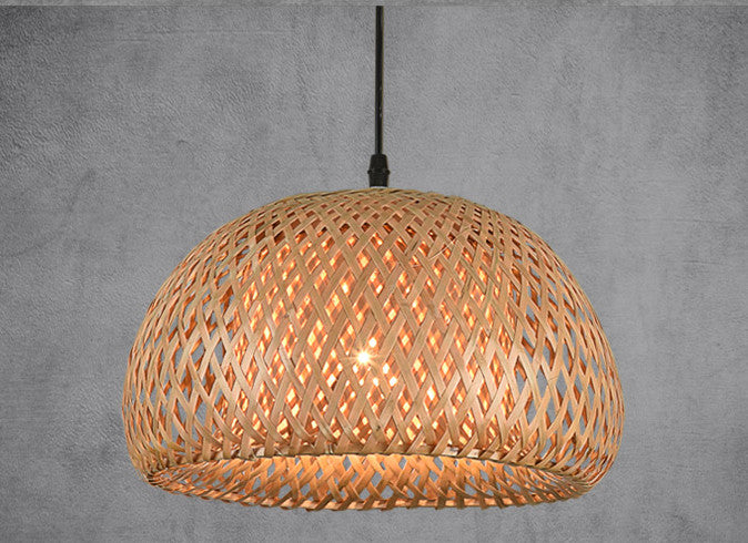 Bamboo Woven Ceiling Lamp