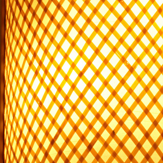 Bamboo bedroom wall lamp