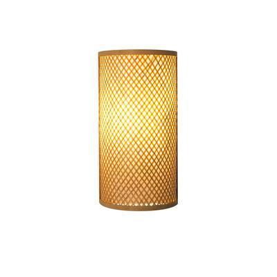 Bamboo bedroom wall lamp