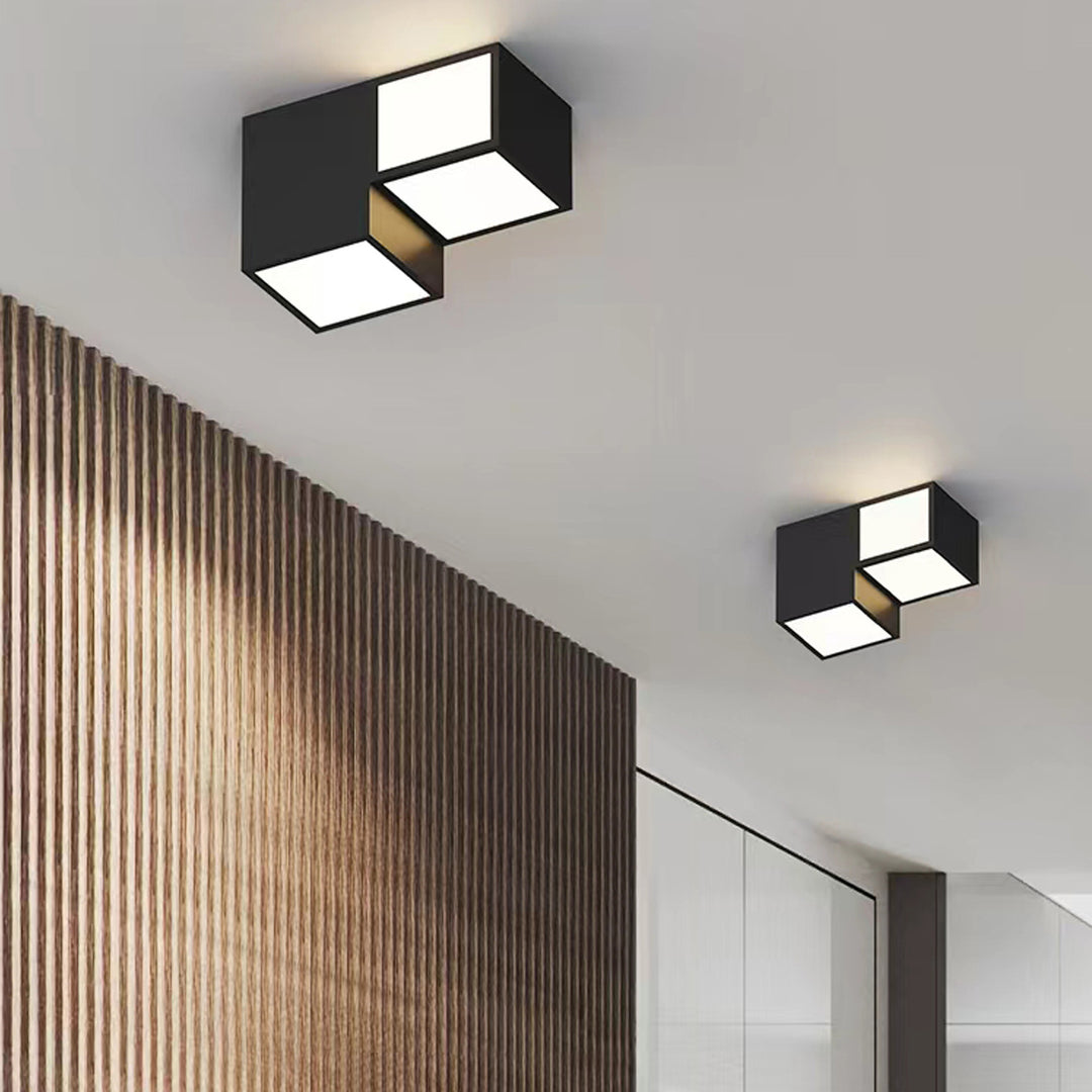 Creative Geometry New Style Ceiling Lamp In Living Room