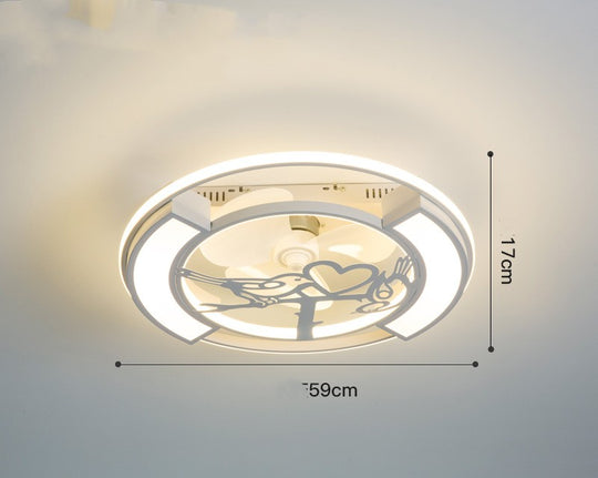 Invisible Electric Fan Lamp Ceiling Lamp