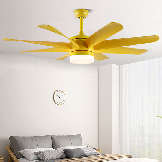 Nordic Fan Lamp Dining Room Bedroom Fan Chandelier