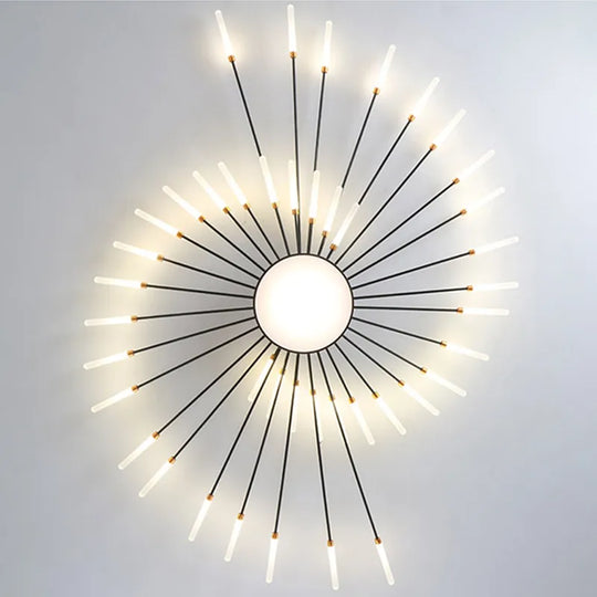 LED Chandeliers Lighting for Living Room Ceiling Lights Creative Nordic Led Fireworks Lights Atmosphere Bedroom Dining Room Lamp