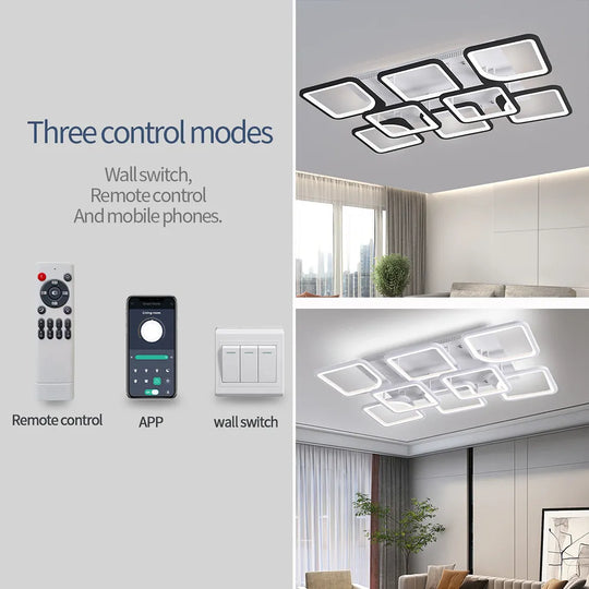 Modern living room ceiling fixture