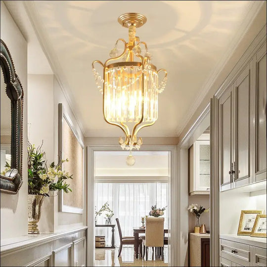 Petite Bronze Iron and Crystal Chandelier - Nine Elegant Designs