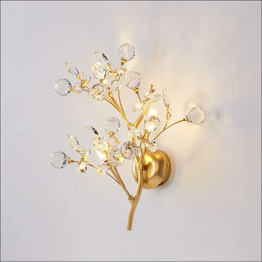 Golden Floral Wall Lamp™