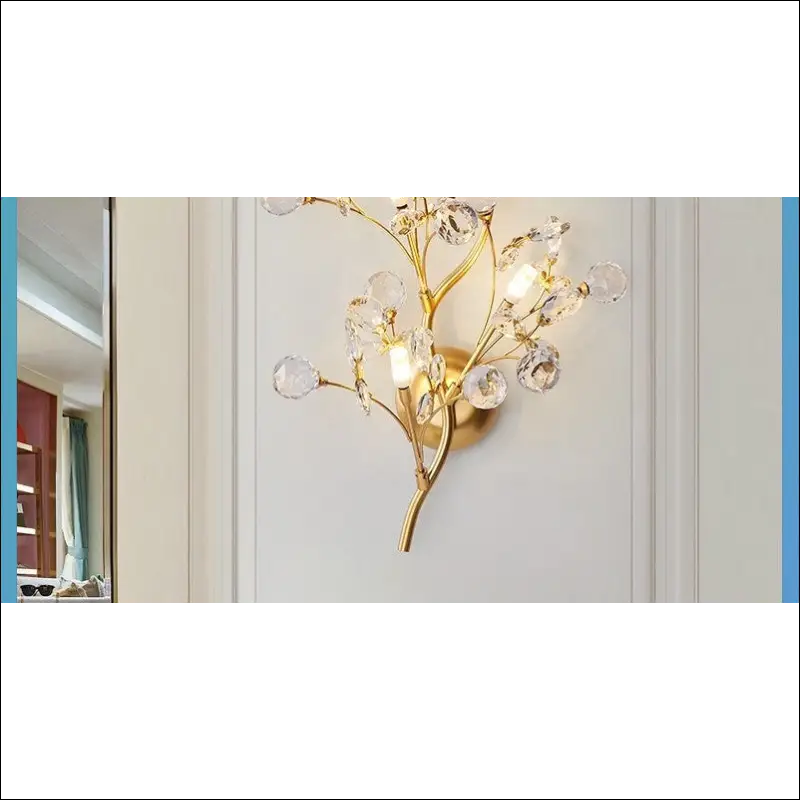 Golden Floral Wall Lamp™