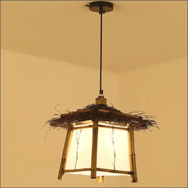 Eastern Retreat Bamboo Chandelier™