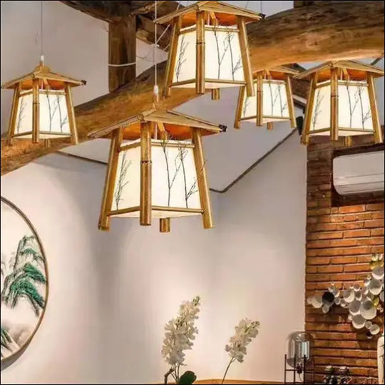 Eastern Retreat Bamboo Chandelier™