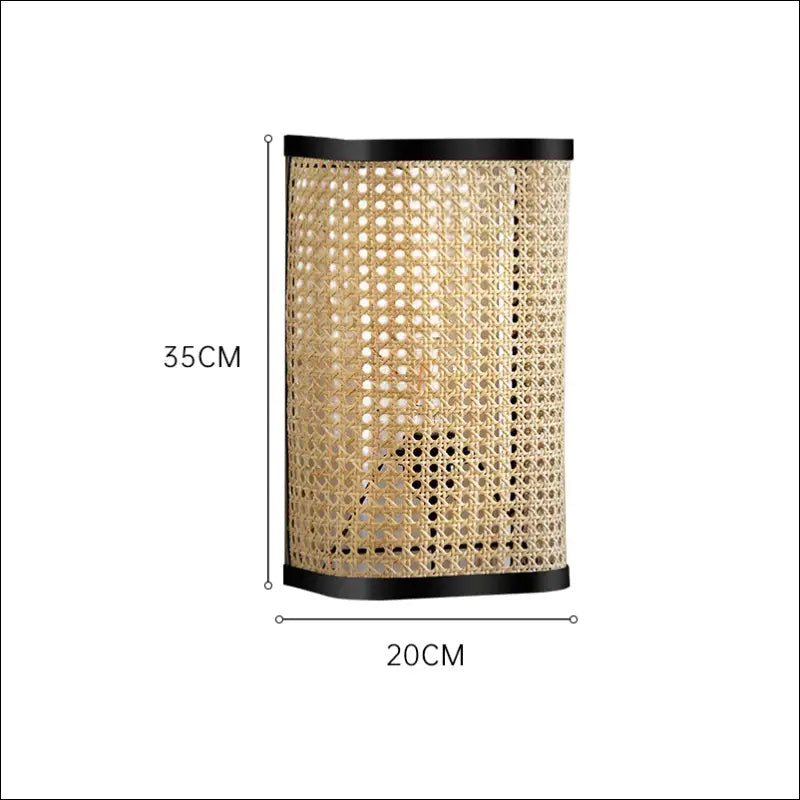 Hawaiian Breeze Rattan Sconce™