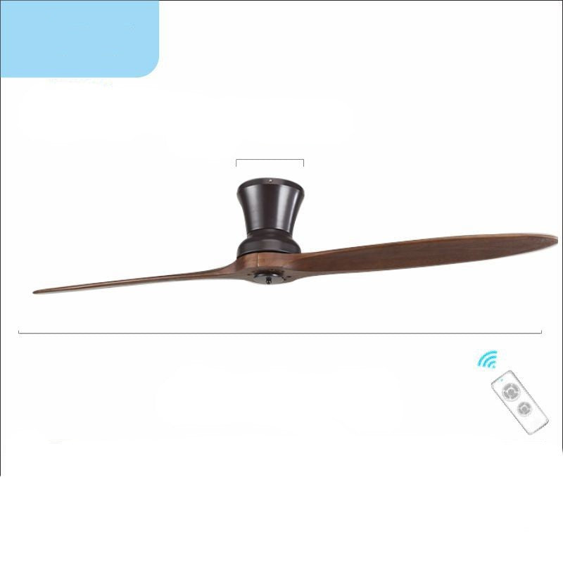 Unlit Fan Ceiling Solid Wood Dining Room