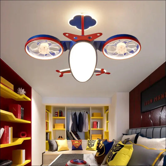 Designer Cartoon Airplane Ceiling Fan