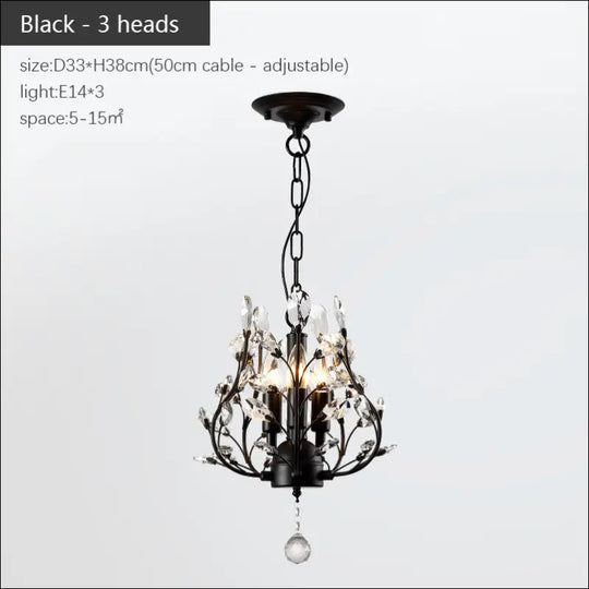 Creative And Personalized Iron Art Retro Chandelier