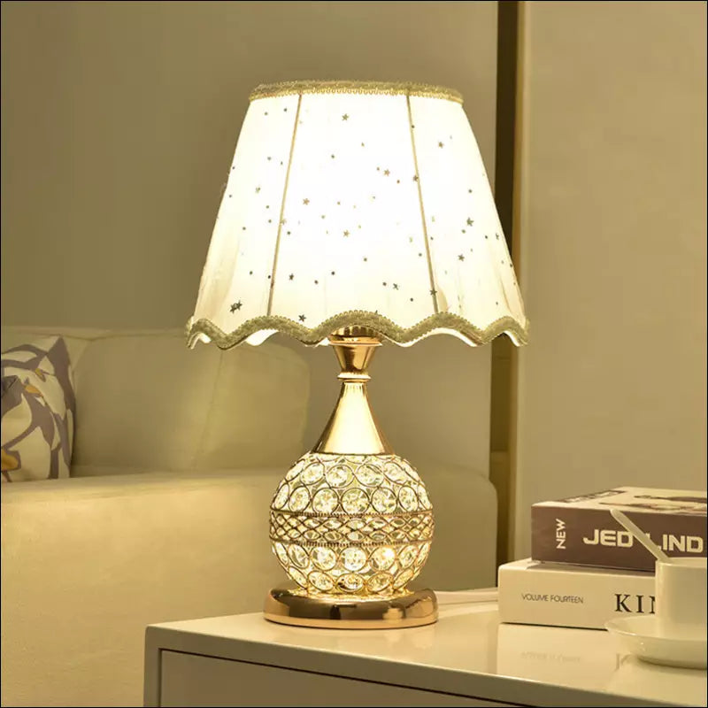 Crystal Desk Lamp Bedroom Bedside Lamp