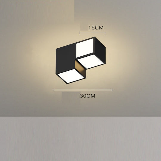 Creative Geometry New Style Ceiling Lamp In Living Room