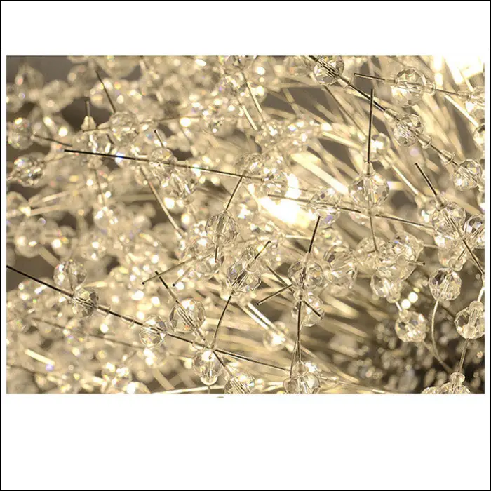 Dandelion Crystal Chandelier Restaurant Bedroom Clothing Shop Lighting