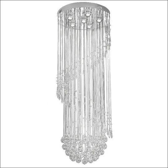 Luxury Spiral Crystal Chandelier