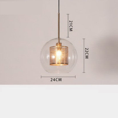 Modern Minimalist Light Luxury Glass Chandelier