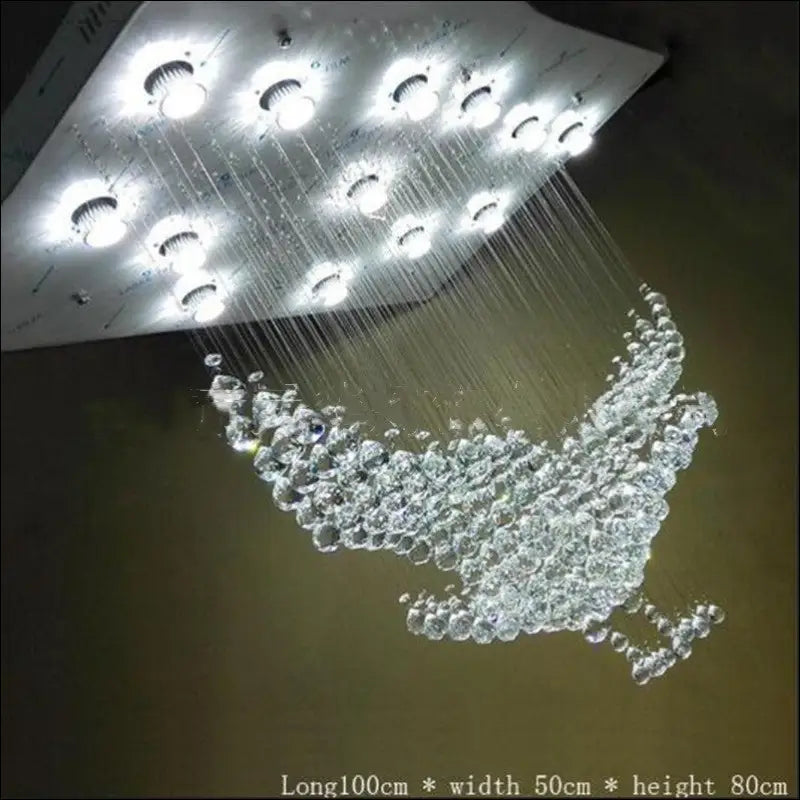 Grand Luxury Eagle Crystal Chandelier