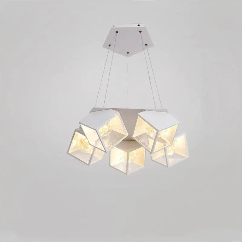 Home Bedroom Model Room Lamp Nordic Star Dining Room Chandelier