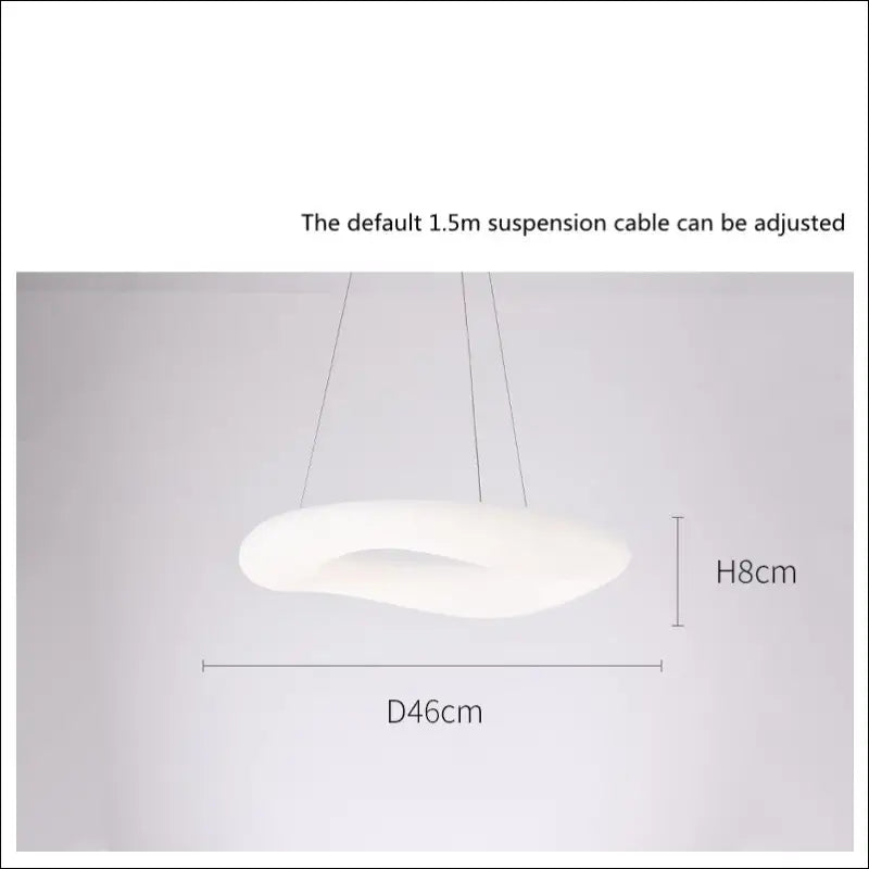 Italian Designer Nordic Chandelier Modern Minimalist Creative Living Room Lamps Round Ring Dining Room Bedroom Chandelier