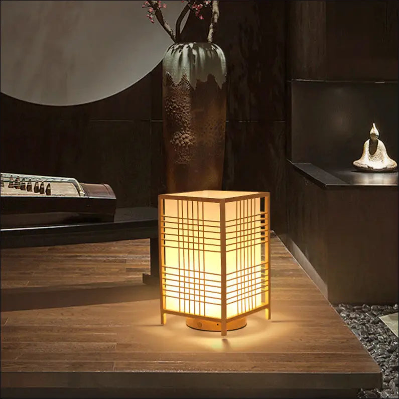 Japanese Style Atmosphere Table Lamp Rechargeable Retro