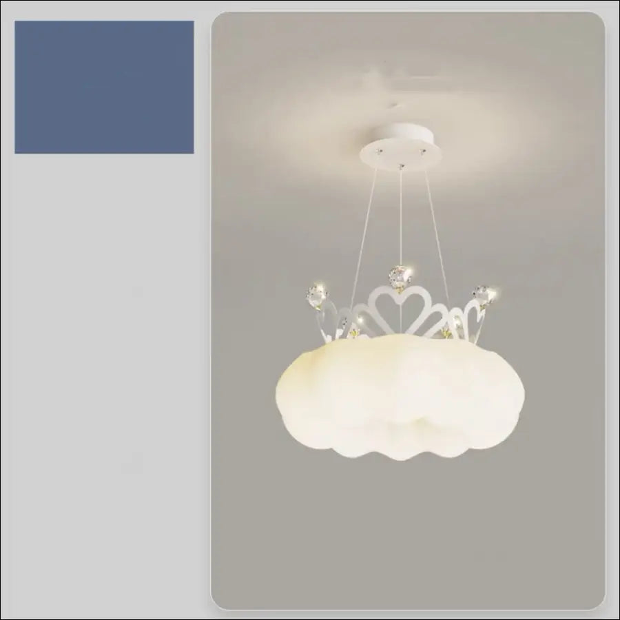 Minimal Personalized Cream Wind Chandelier