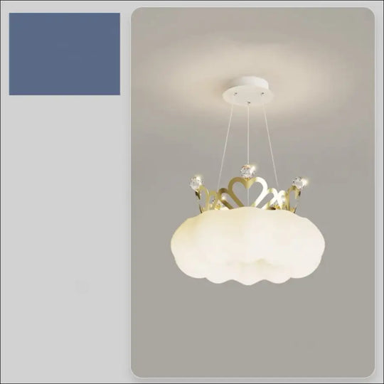 Minimal Personalized Cream Wind Chandelier