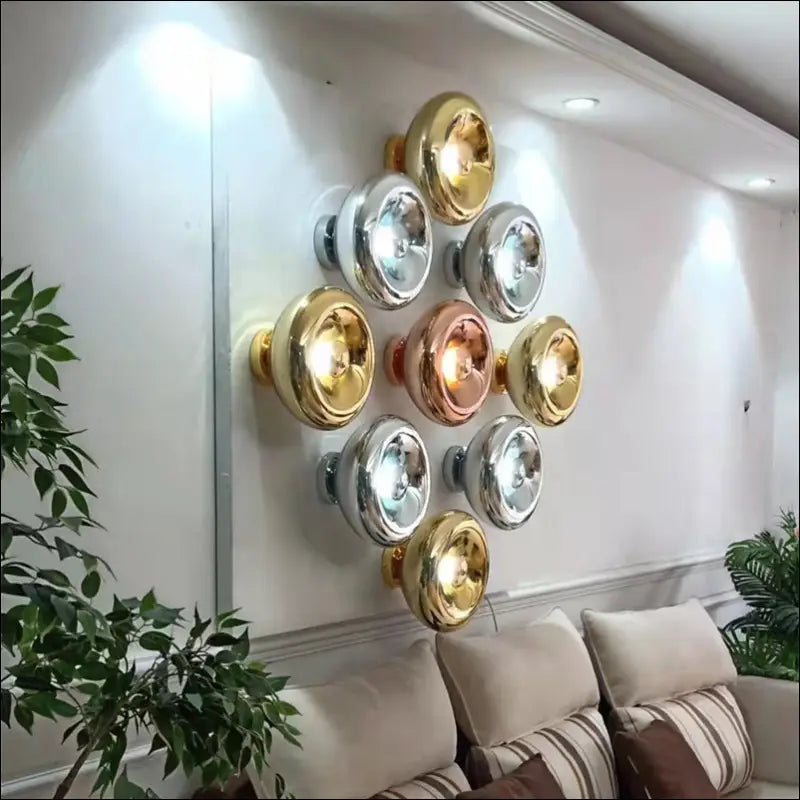 Modern Light Luxury Simple Creative Combination Wall Lamp