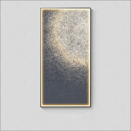 Modern Light Luxury Wall Abstract With Light Hanging Picture