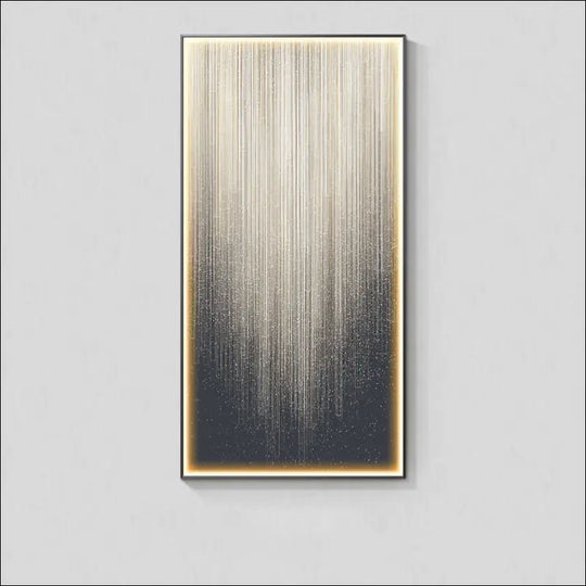 Modern Light Luxury Wall Abstract With Light Hanging Picture