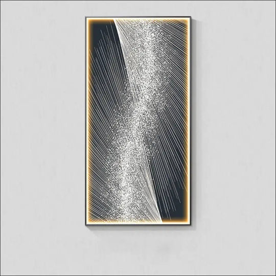 Modern Light Luxury Wall Abstract With Light Hanging Picture