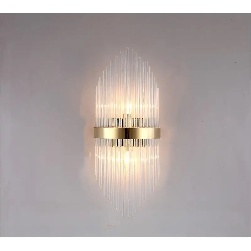 Modern Living Room Light Luxury Crystal Creative Wall Lamp