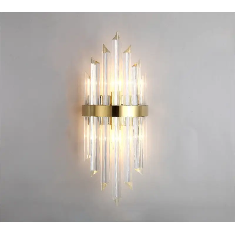 Modern Living Room Light Luxury Crystal Creative Wall Lamp