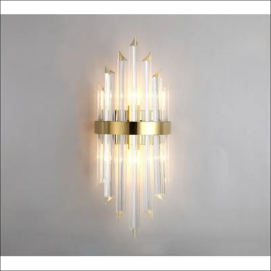 Modern Living Room Light Luxury Crystal Creative Wall Lamp