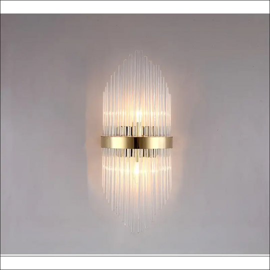 Modern Living Room Light Luxury Crystal Creative Wall Lamp