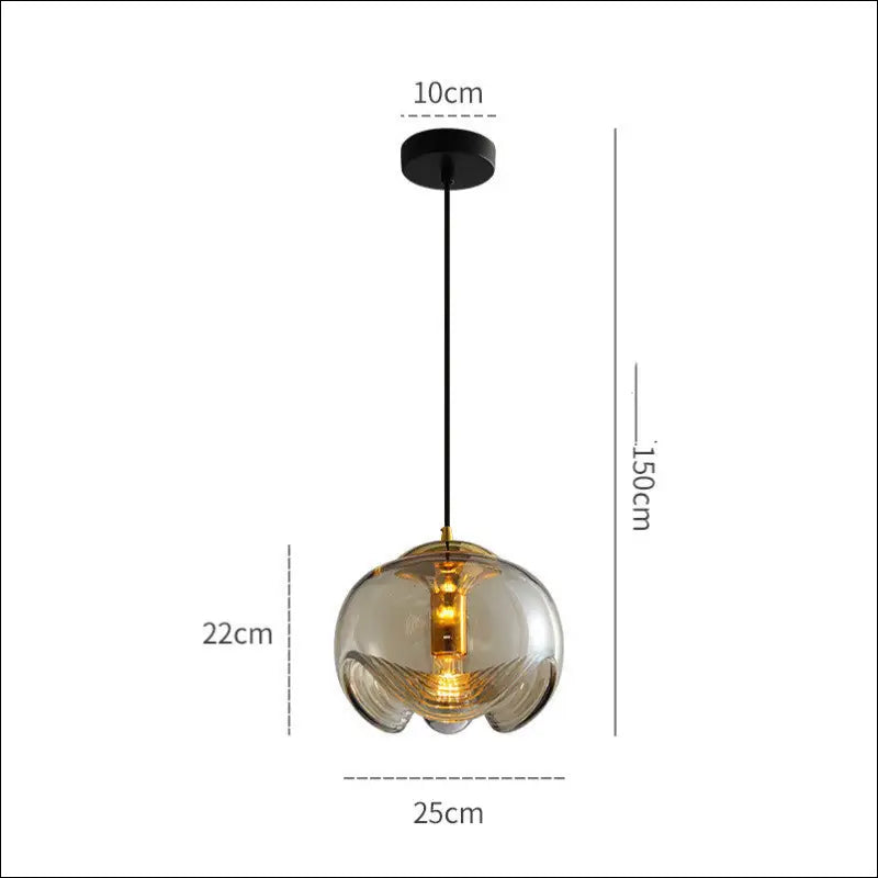 Modern Minimalist Bedside Restaurant Bar Porch LED Chandelier