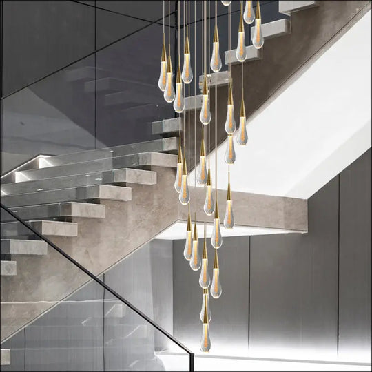 Modern Minimalist Creative Personality Staircase Chandelier