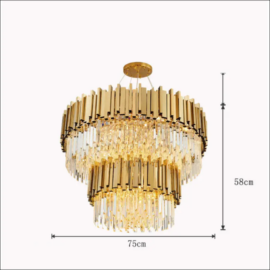 Modern Minimalist Light Luxury Crystal Living Room Glass Round Lamps