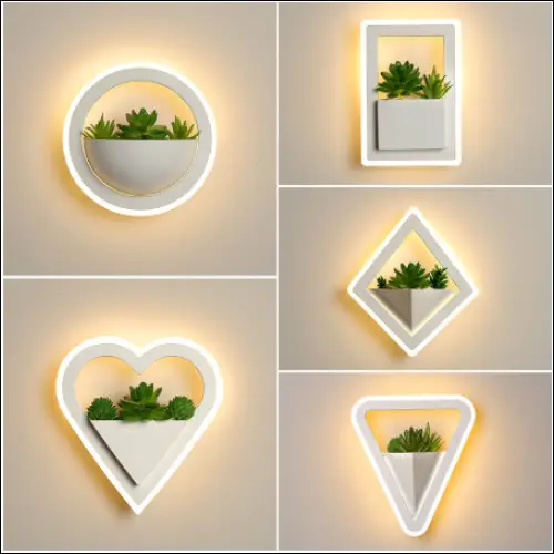 Modern minimalist wall light