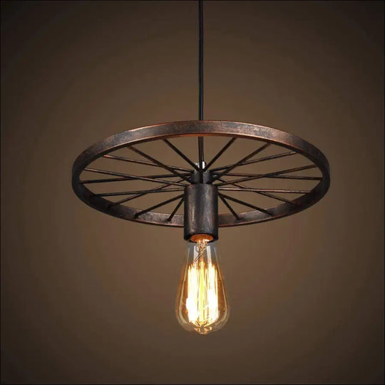 Modern Retro Industrial Pinwheel Wrought Iron Chandelier Creative