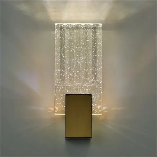 Modern Simple And Light Luxury Crystal Wall Lamp