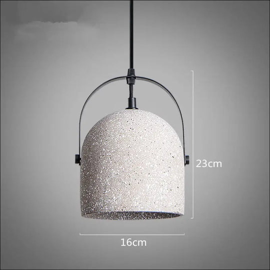 Nordic Cement Simple Creative Personality Loft Art Distressed SingleLamp