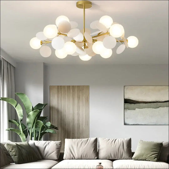 Nordic Chandelier Modern Minimalist Living Room Bedroom Lighting