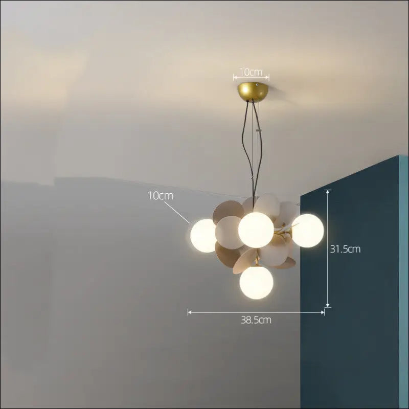 Nordic Chandelier Modern Minimalist Living Room Bedroom Lighting