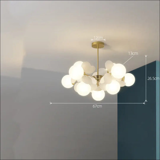 Nordic Chandelier Modern Minimalist Living Room Bedroom Lighting