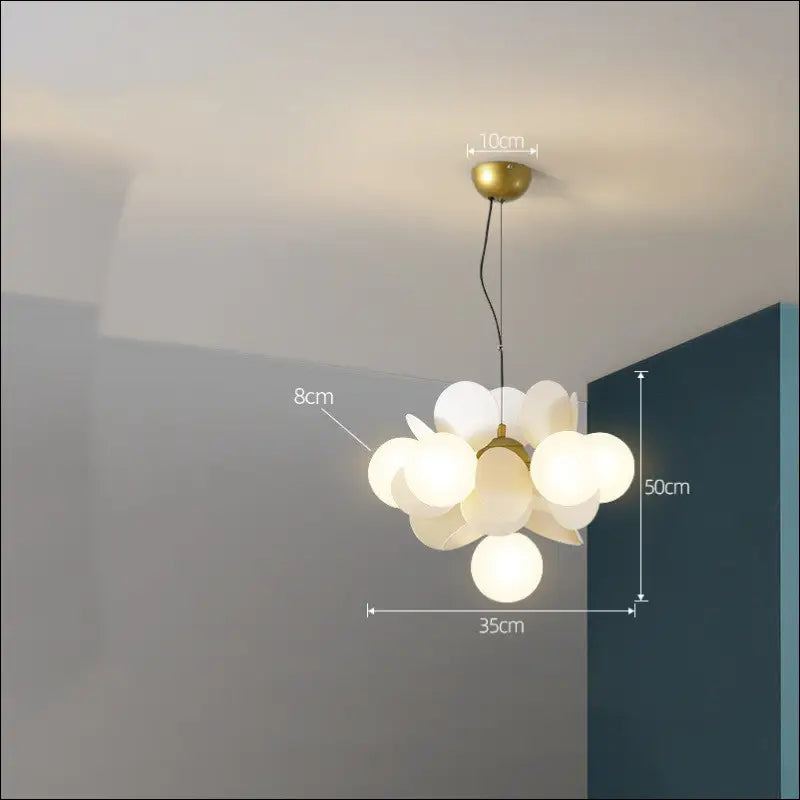 Nordic Chandelier Modern Minimalist Living Room Bedroom Lighting